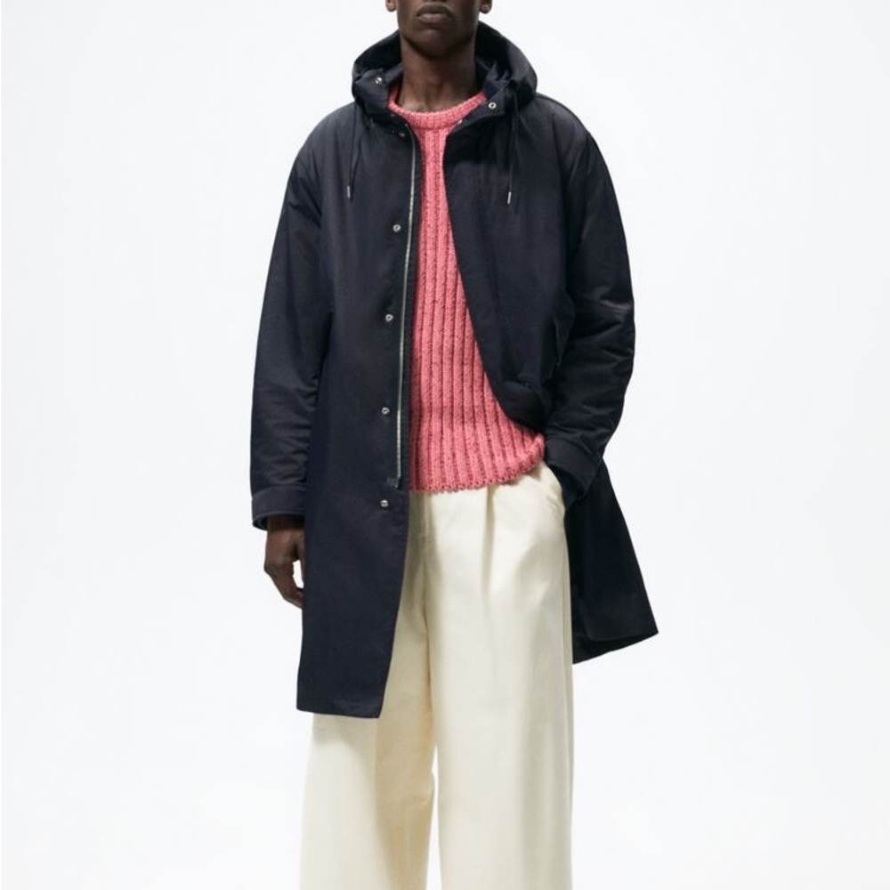 ZARA 2 IN 1 PARKA WITH REMOVEABLE FAUX SHERLING GILET